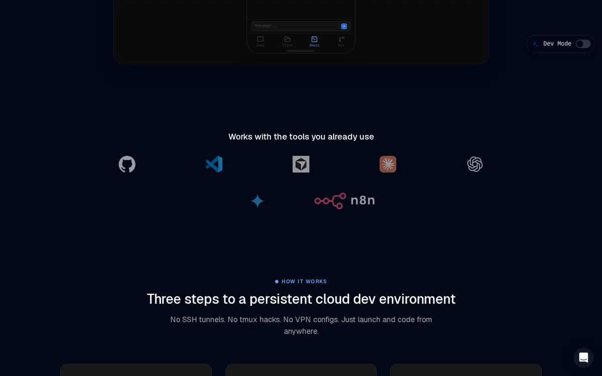 CloudCLI screenshot 2 thumbnail