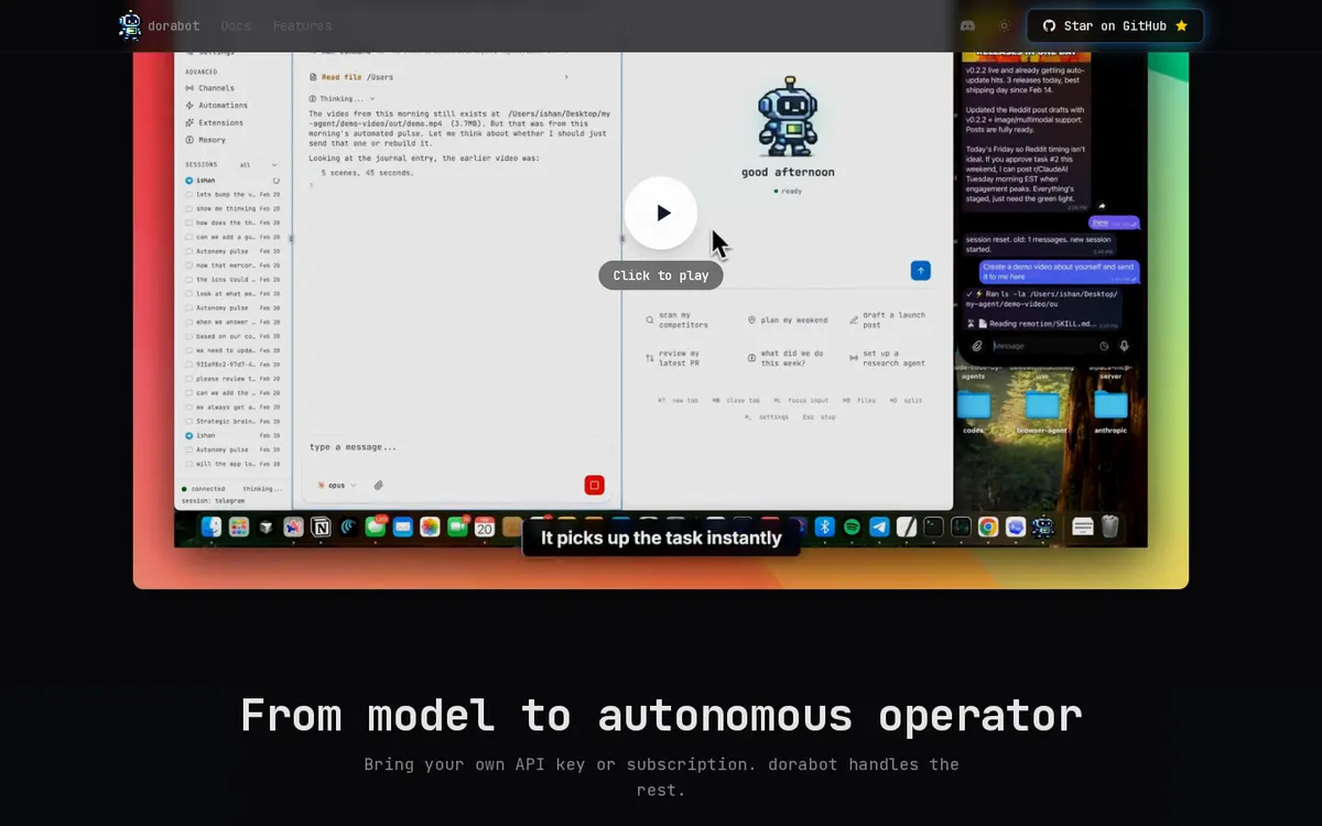 dorabot screenshot 2 thumbnail
