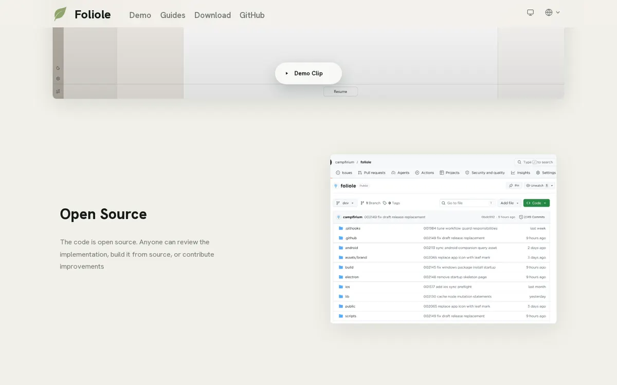 Foliole screenshot 2 thumbnail