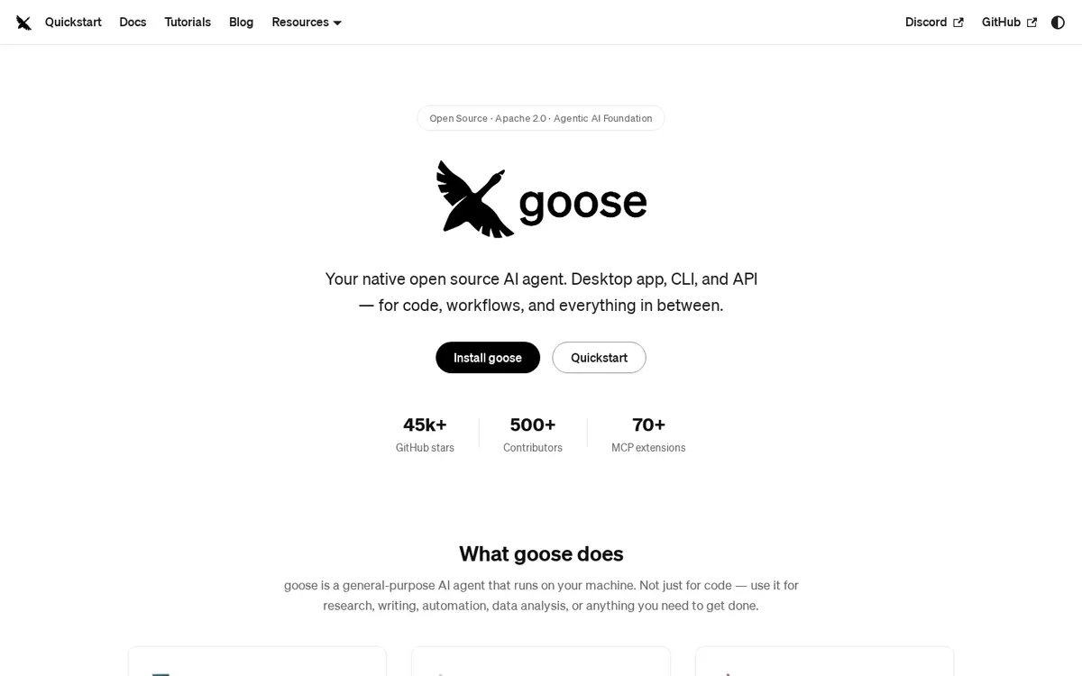 goose product page screenshot 1