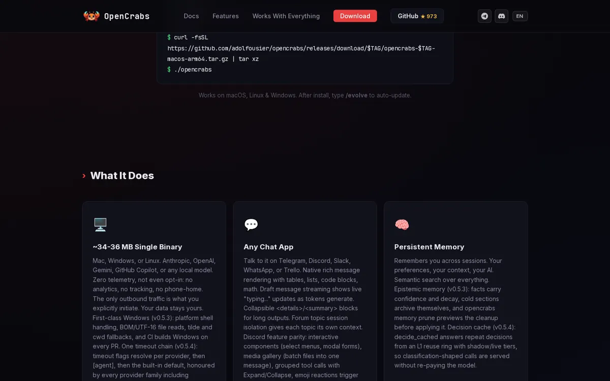 OpenCrabs screenshot 3 thumbnail