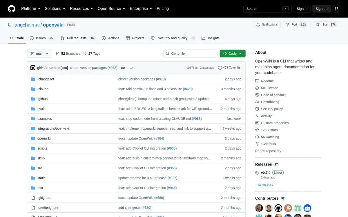 OpenWiki product page screenshot 1