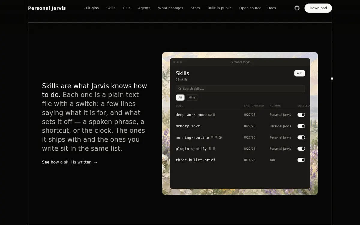 Personal Jarvis screenshot 3 thumbnail