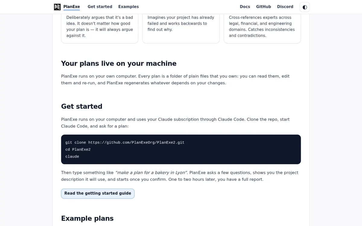 PlanExe screenshot 2 thumbnail