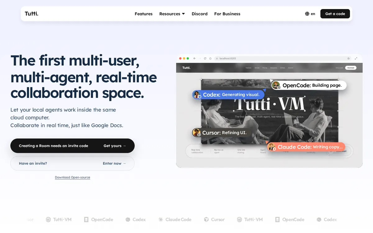 tutti product page screenshot