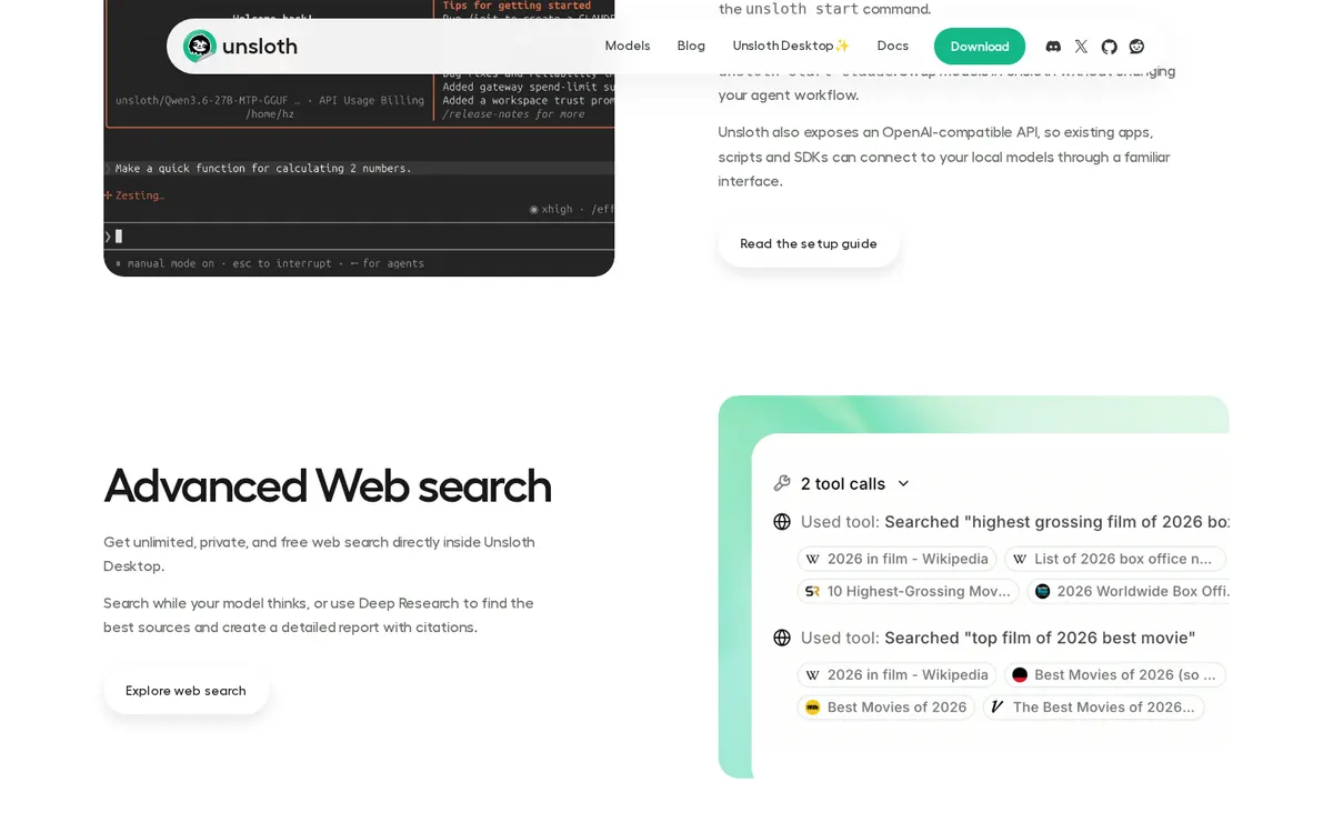 Unsloth screenshot 3 thumbnail